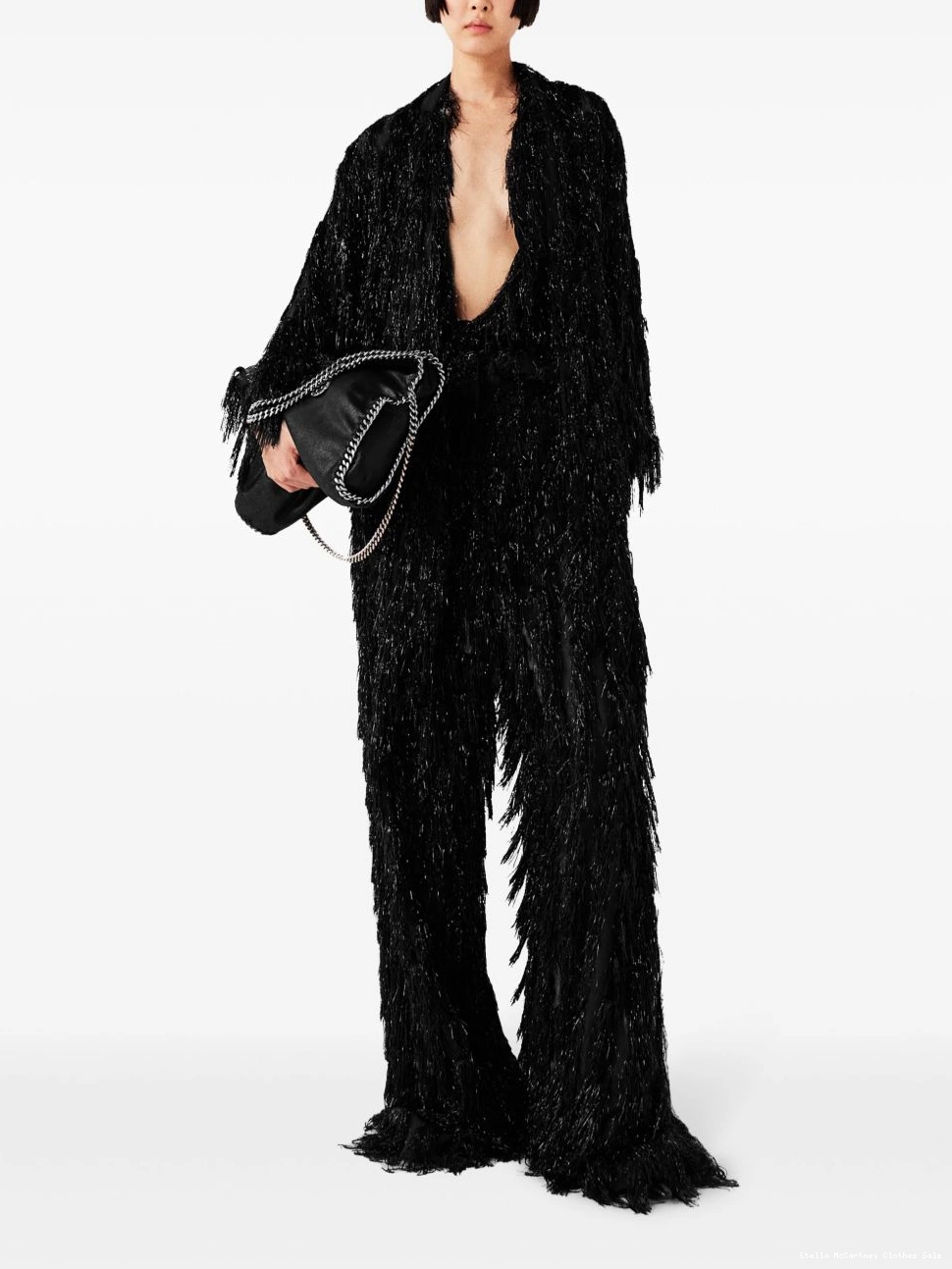 Affordable shirt Women Stella Glitter McCartney Tassel 0807